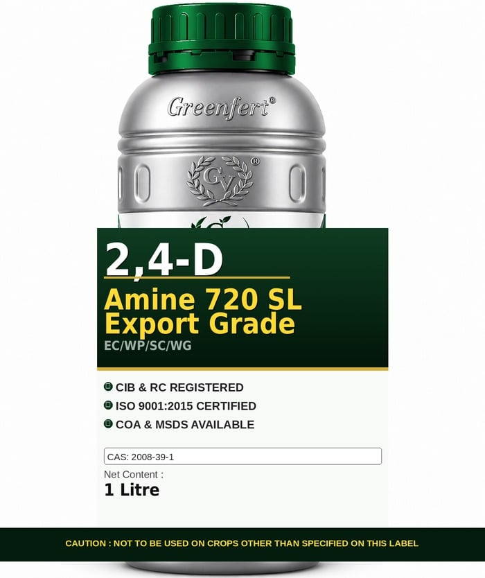Greenfert 2,4-D Amine 720 SL Export Grade — GRADE packaging bag