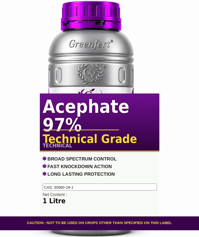 Acephate 97% Technical Grade — technical grade jar