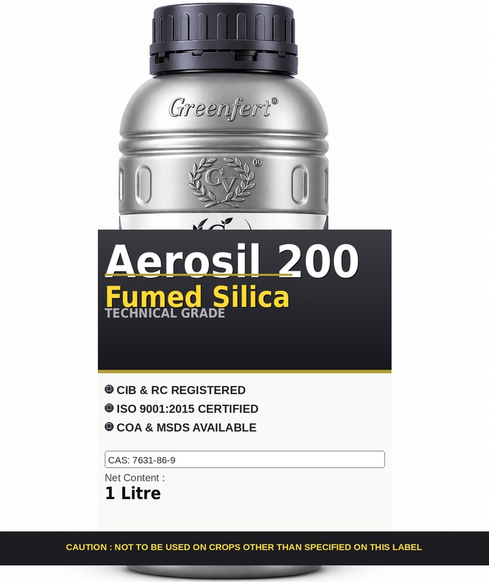 Aerosil 200 Fumed Silica — technical grade jar