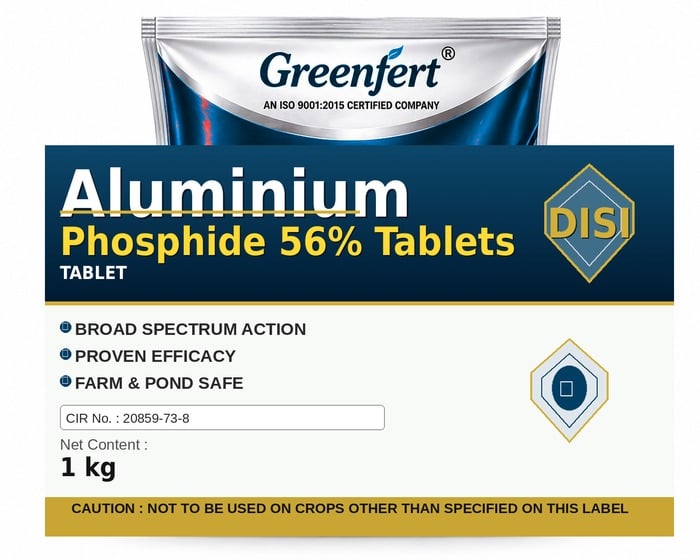 Aluminium Phosphide 56% Tablets — technical grade jar