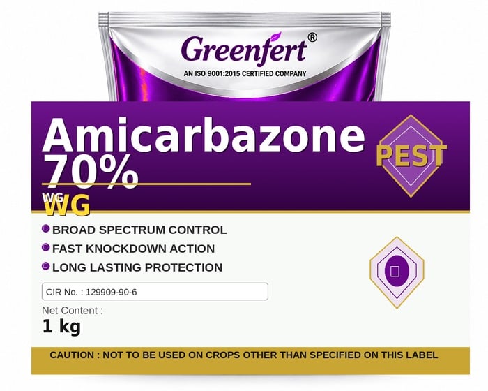 Amicarbazone 70% WG — WG packaging bag