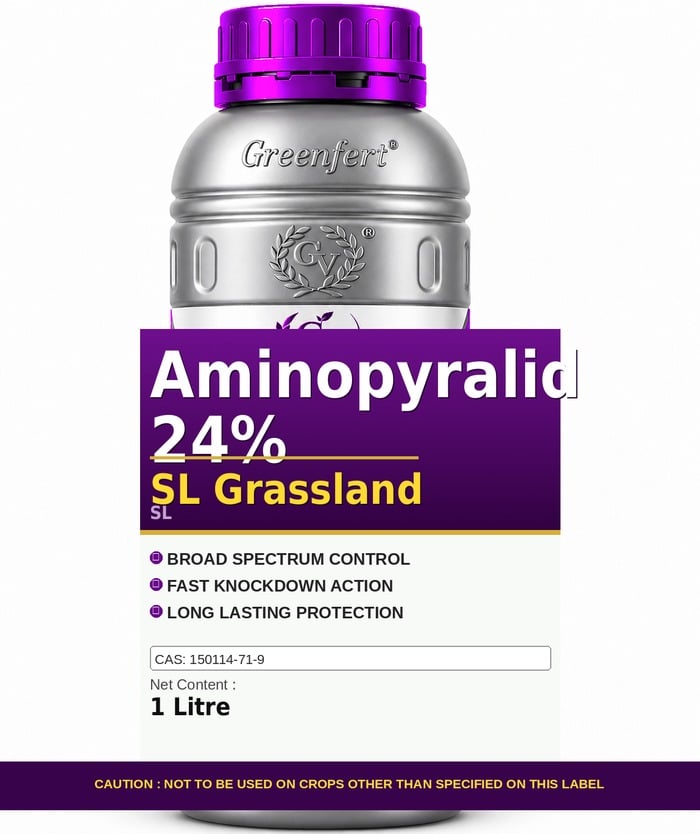 Aminopyralid 24% SL Grassland — bottle packaging