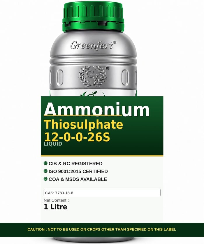 Greenfert Ammonium Thiosulphate 12-0-0-26S — bottle packaging