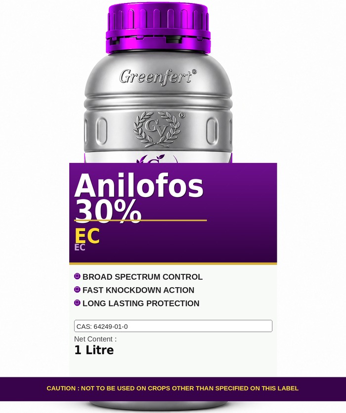 Anilofos 30% EC — bottle packaging
