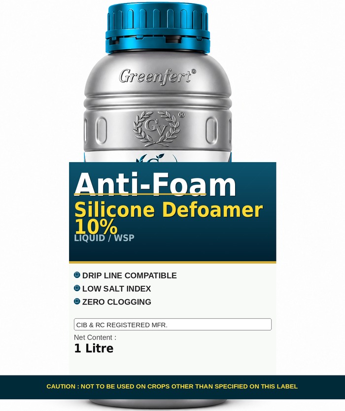 Greenfert Anti-Foam Silicone Defoamer 10% — 10 packaging bag