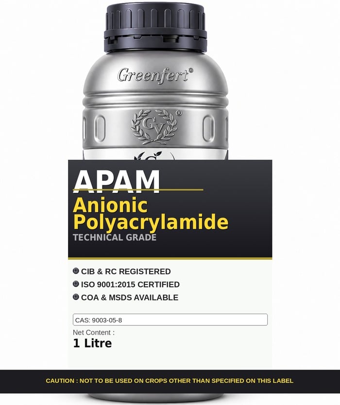 APAM Anionic Polyacrylamide — technical grade jar