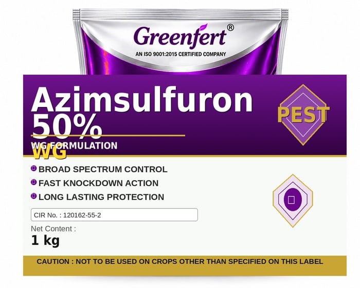 Azimsulfuron 50% WG — WG packaging bag