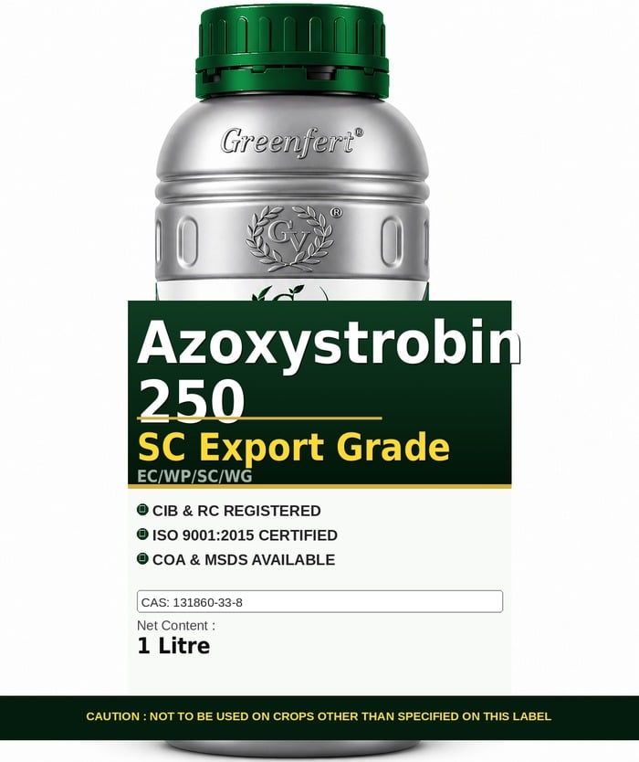 Greenfert Azoxystrobin 250 SC Export Grade — GRADE packaging bag
