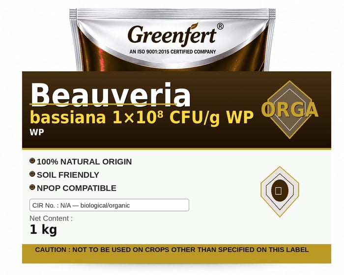 Greenfert Beauveria bassiana 1×10⁸ CFU/g WP — WP packaging bag