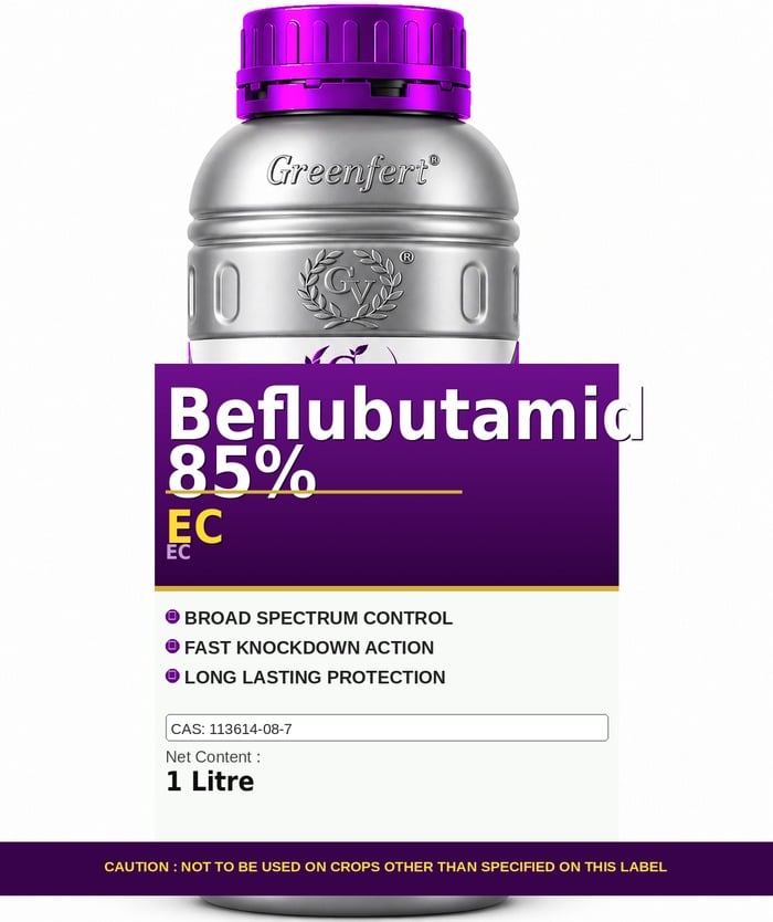 Beflubutamid 85% EC — bottle packaging