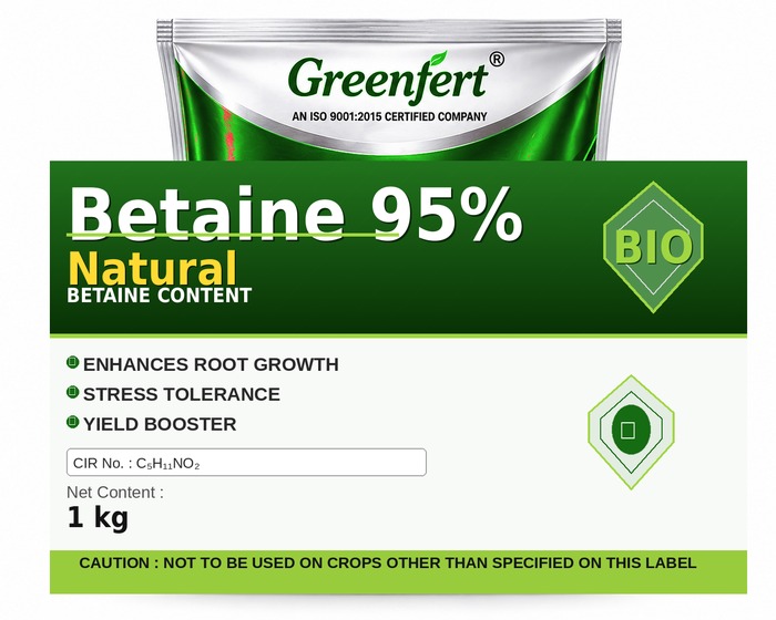 Greenfert Betaine 95% Natural — bottle packaging