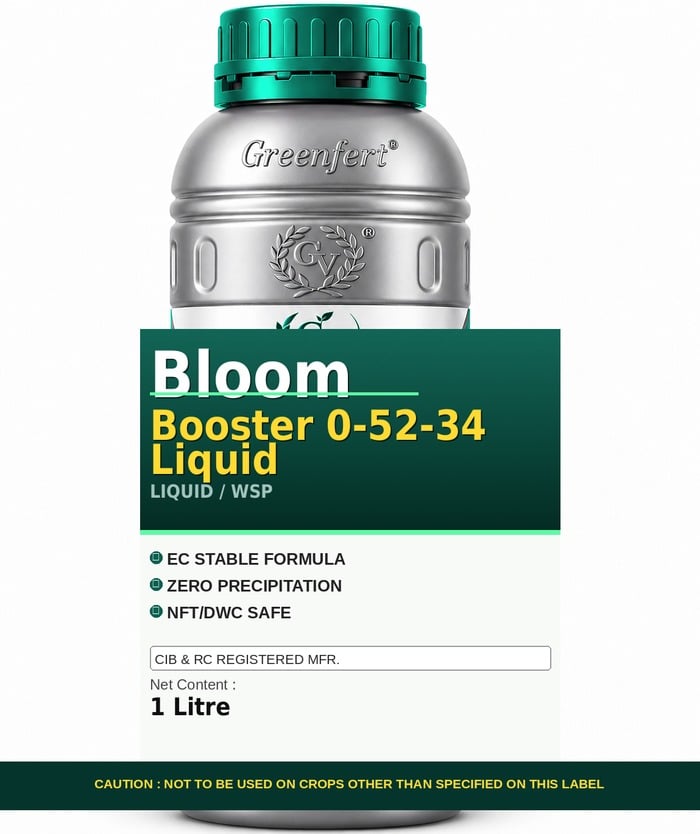 Greenfert Bloom Booster 0-52-34 Liquid — LIQUID packaging bag
