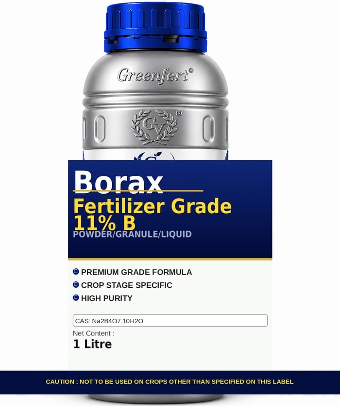 Greenfert Borax Fertilizer Grade 11% B — B packaging bag