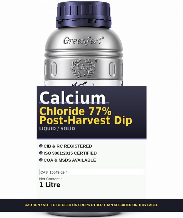 Greenfert Calcium Chloride 77% Post-Harvest Dip — DIP packaging bag