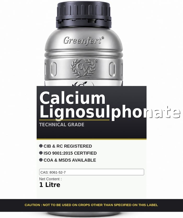 Calcium Lignosulphonate — technical grade jar