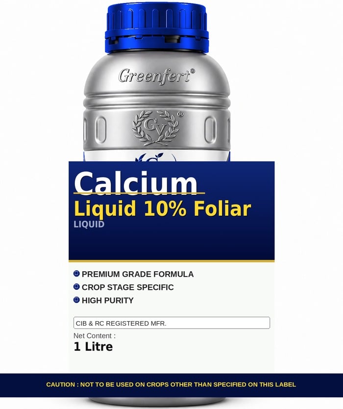 Greenfert Calcium Liquid 10% Foliar — bottle packaging