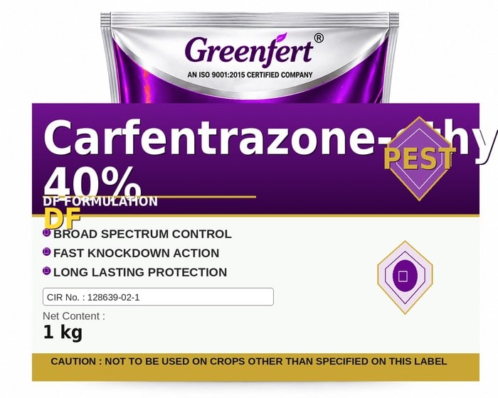 Carfentrazone-ethyl 40% DF — bottle packaging