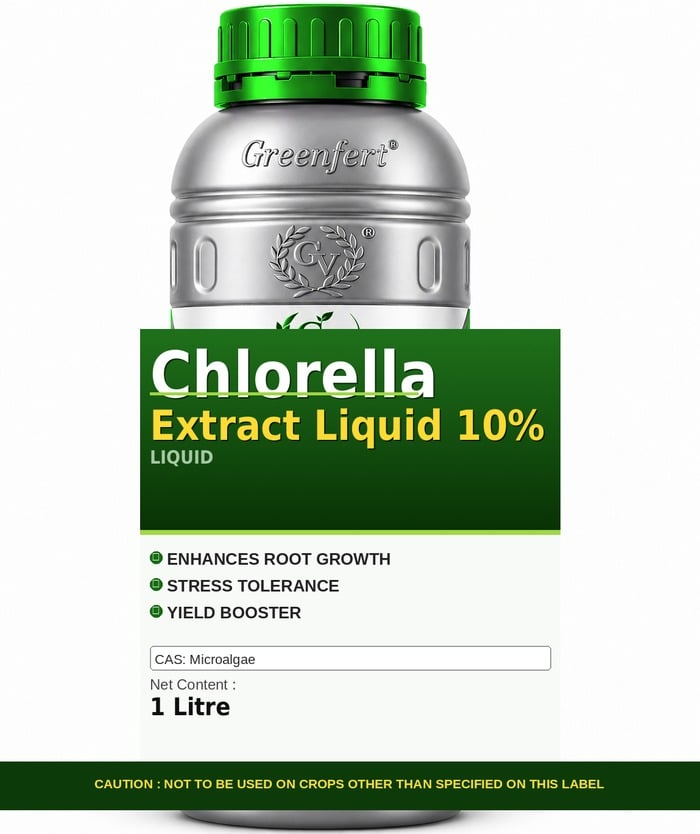 Greenfert Chlorella Extract Liquid 10% — bottle packaging