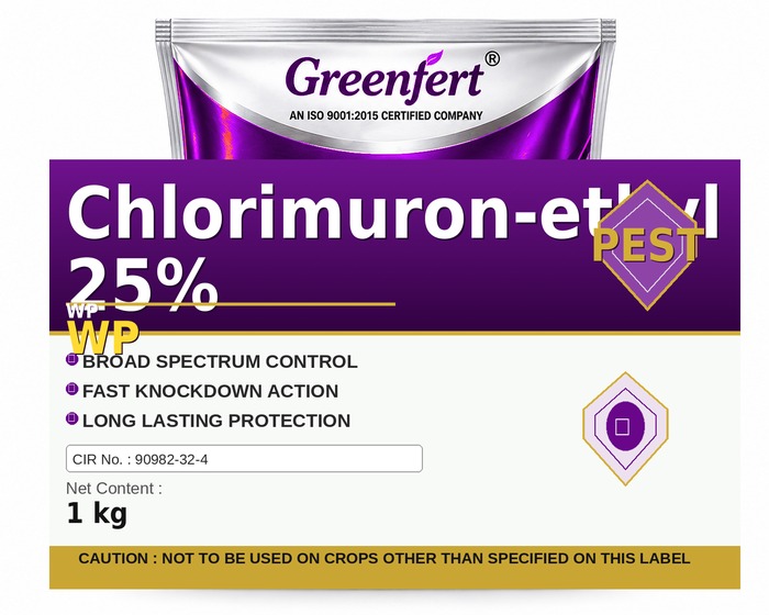 Chlorimuron-ethyl 25% WP — WP packaging bag