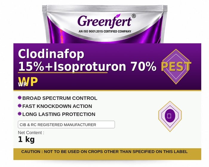 Clodinafop 15%+Isoproturon 70% WP — WP packaging bag