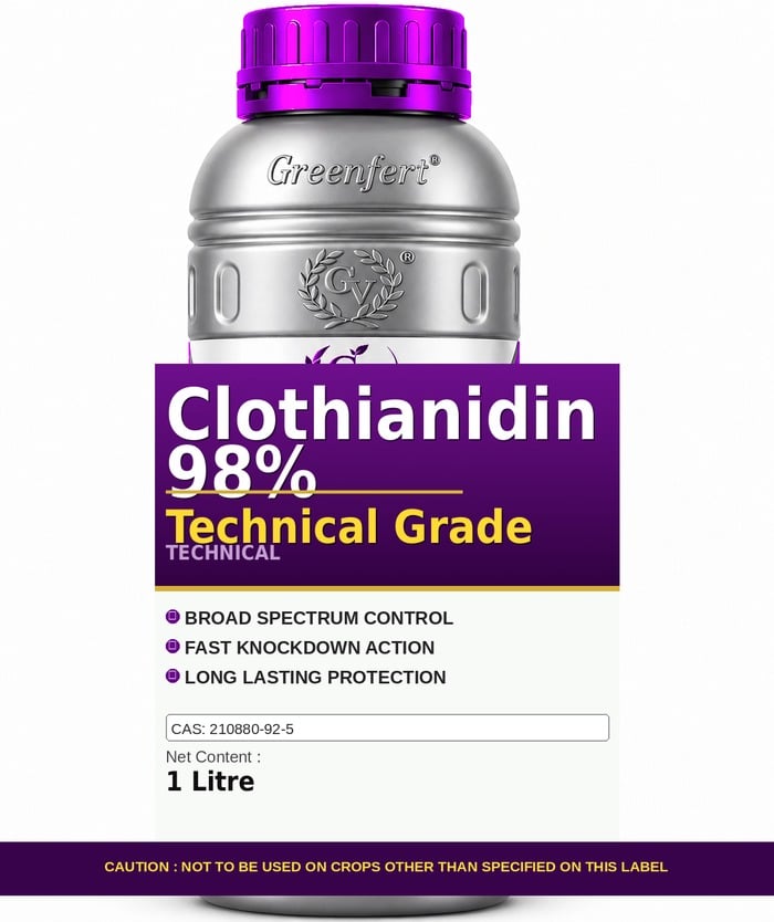 Clothianidin 98% Technical Grade — technical grade jar