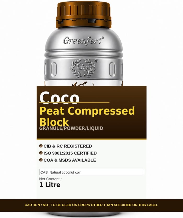 Greenfert Coco Peat Compressed Block — BLOCK packaging bag