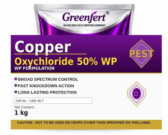 Copper Oxychloride 50% WP — WP packaging bag