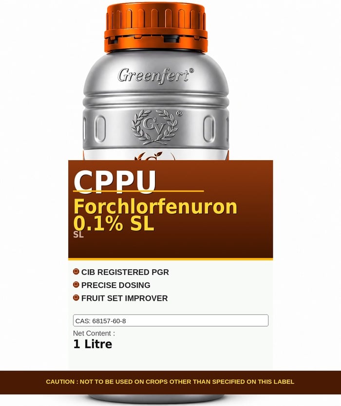 Greenfert CPPU Forchlorfenuron 0.1% SL — bottle packaging