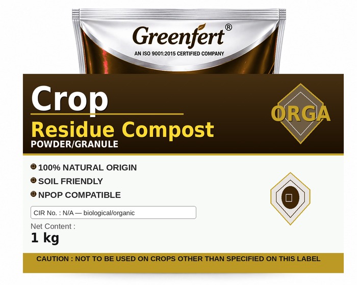 Greenfert Crop Residue Compost — COMPOST packaging bag