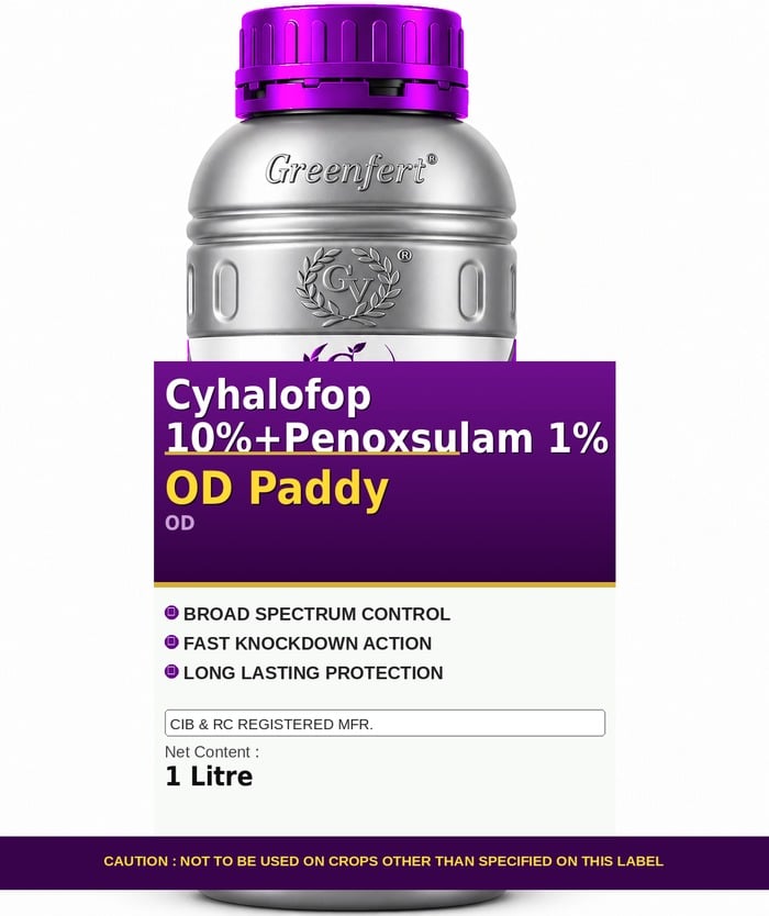 Cyhalofop 10%+Penoxsulam 1% OD Paddy — bottle packaging