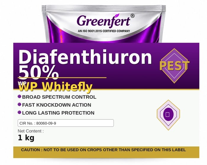 Diafenthiuron 50% WP Whitefly — WHITEFLY packaging bag