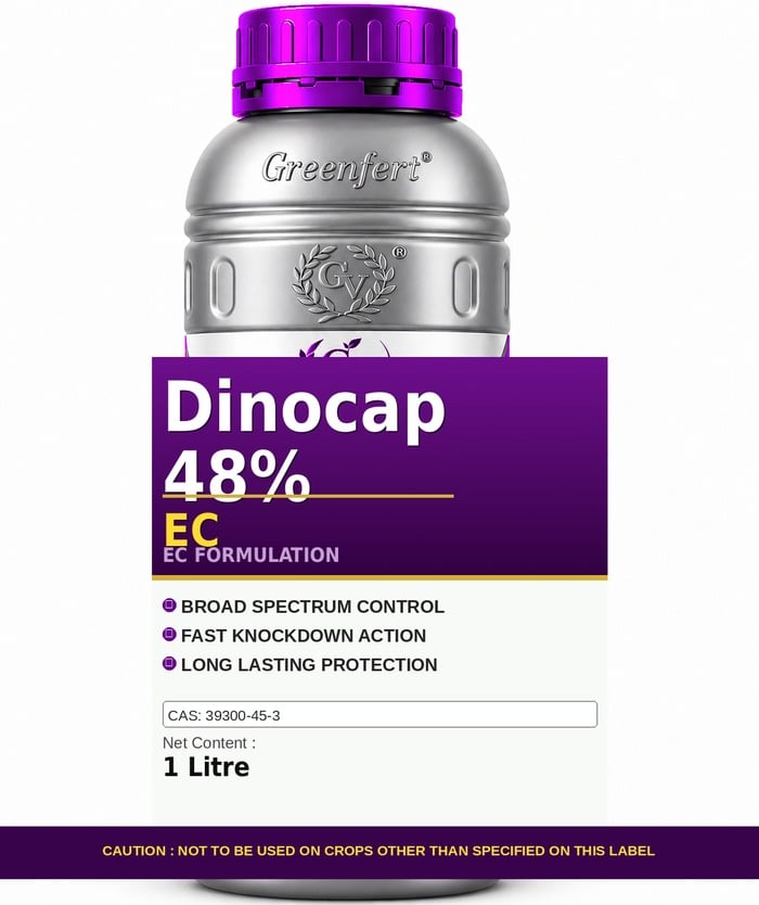 Dinocap 48% EC — bottle packaging