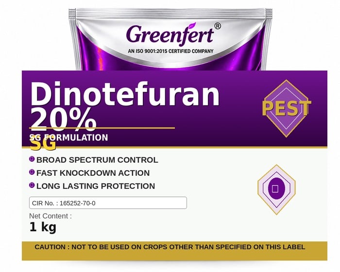 Dinotefuran 20% SG — bottle packaging