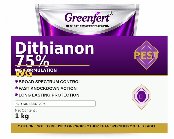 Dithianon 75% WG — WG packaging bag