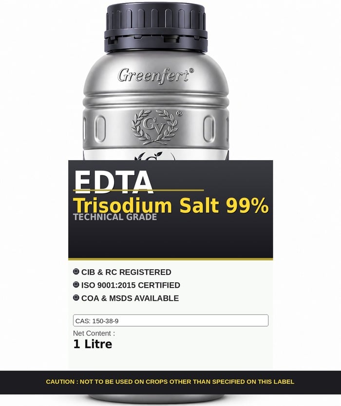 EDTA Trisodium Salt 99% — technical grade jar