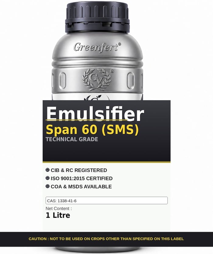 Emulsifier Span 60 (SMS) — technical grade jar