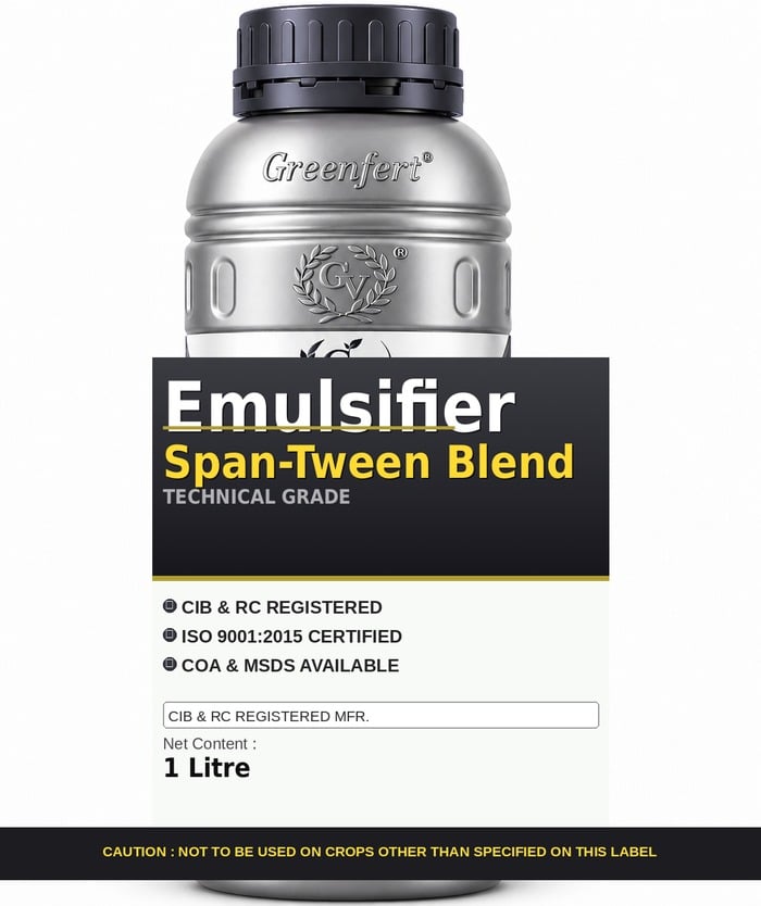 Emulsifier Span-Tween Blend — technical grade jar