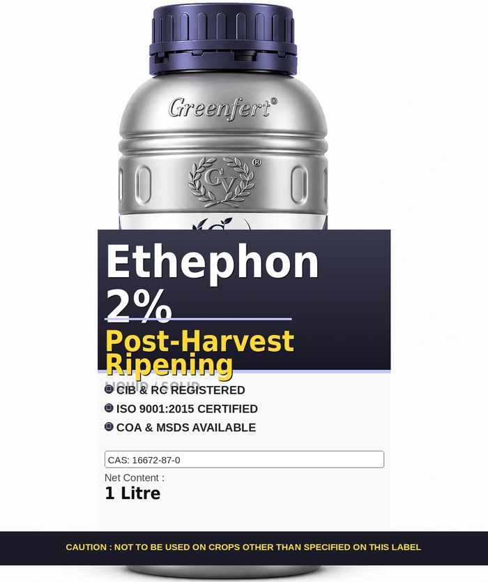 Greenfert Ethephon 2% Post-Harvest Ripening — RIPENING packaging bag