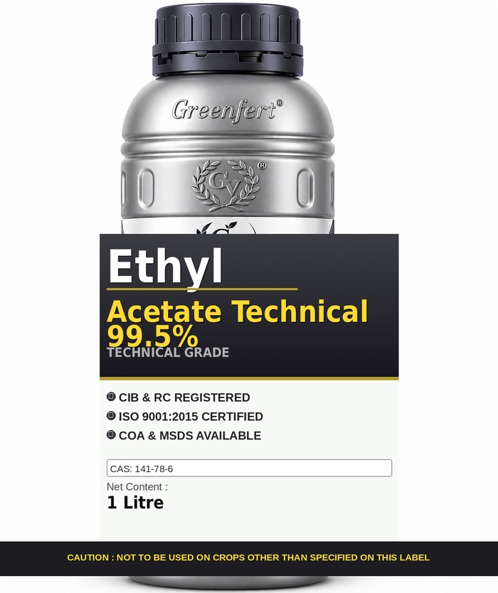 Ethyl Acetate Technical 99.5% — technical grade jar