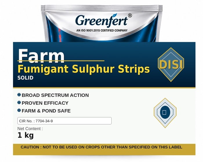 Farm Fumigant Sulphur Strips — STRIPS packaging bag