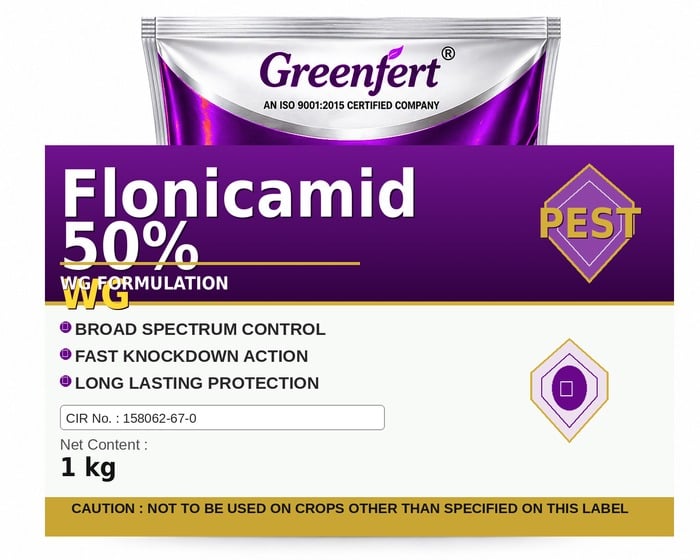 Flonicamid 50% WG — WG packaging bag