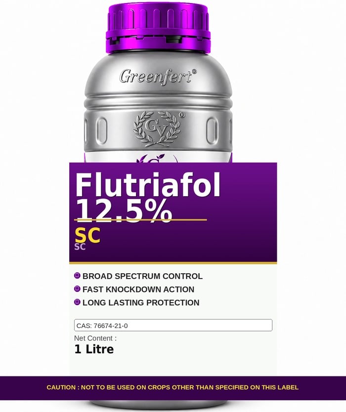 Flutriafol 12.5% SC — bottle packaging