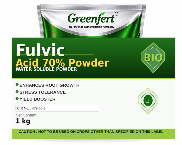 Greenfert Fulvic Acid 70% Powder — POWDER packaging bag