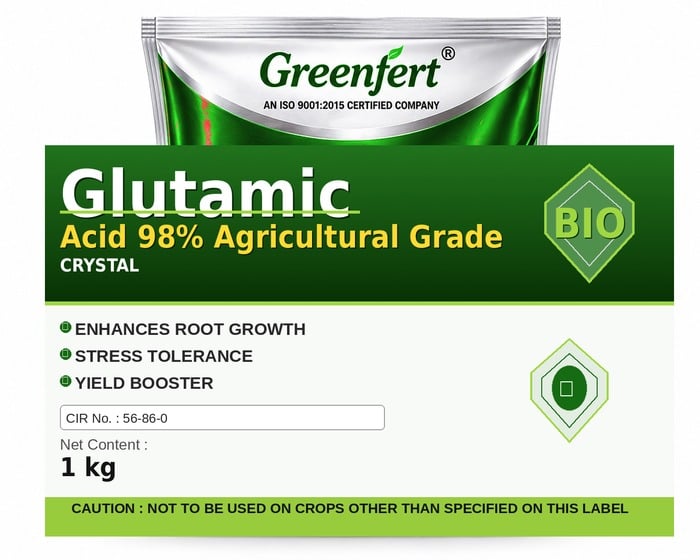 Greenfert Glutamic Acid 98% Agricultural Grade — GRADE packaging bag