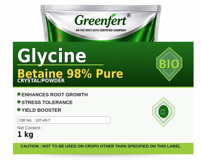 Greenfert Glycine Betaine 98% Pure — PURE packaging bag