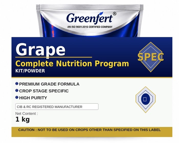 Greenfert Grape Complete Nutrition Program — PROGRAM packaging bag