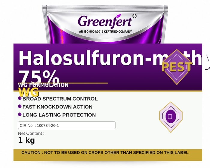 Halosulfuron-methyl 75% WG — WG packaging bag