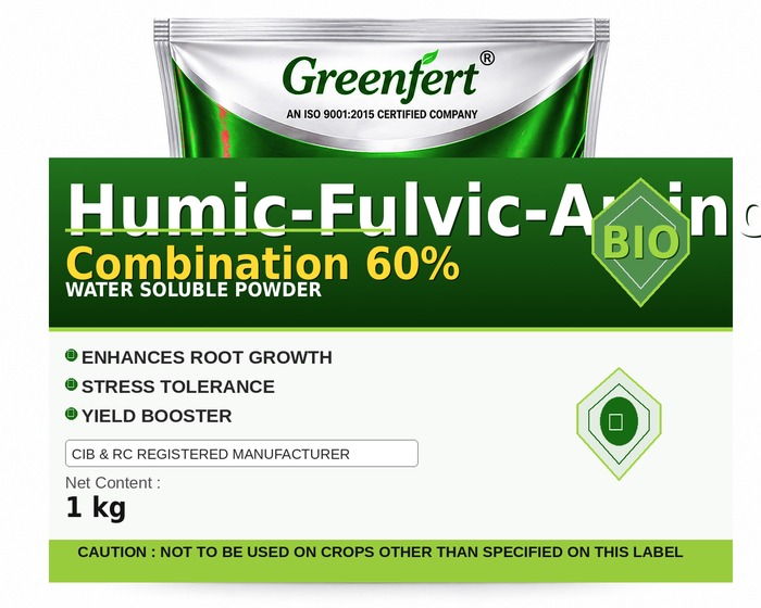 Greenfert Humic-Fulvic-Amino Combination 60% — 60 packaging bag