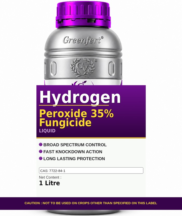 Hydrogen Peroxide 35% Fungicide — bottle packaging