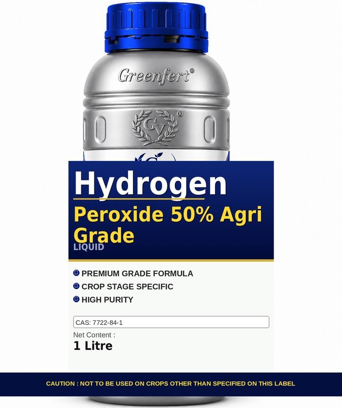 Greenfert Hydrogen Peroxide 50% Agri Grade — bottle packaging